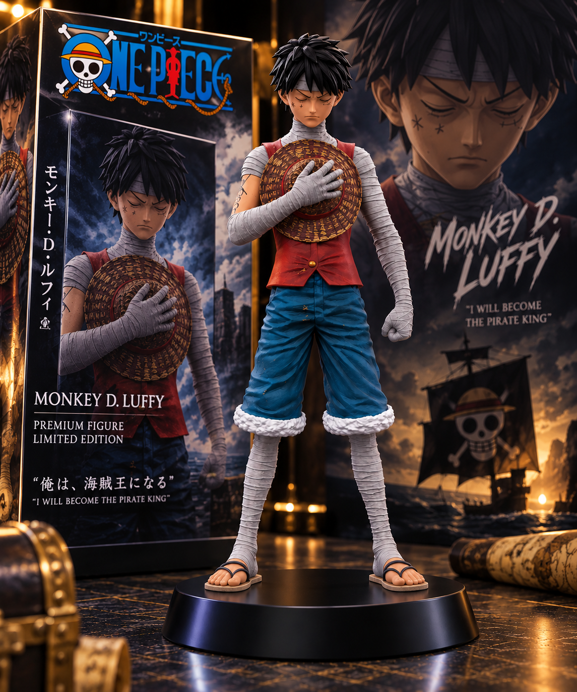 Figurine Luffy bandages