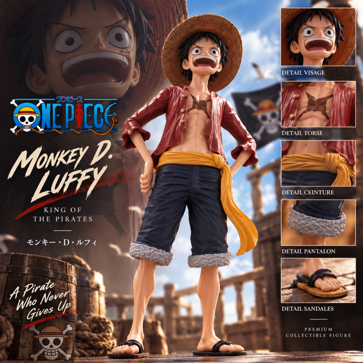 Figurine Luffy Roi des Pirates