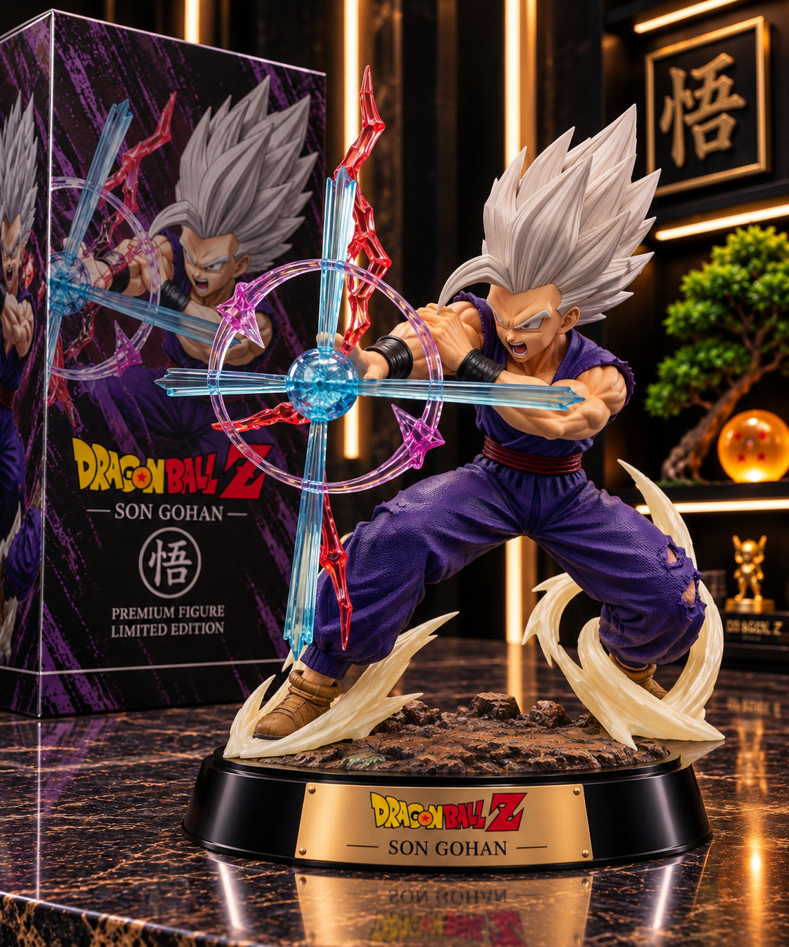 Figurine Son Gohan éveil pourpre