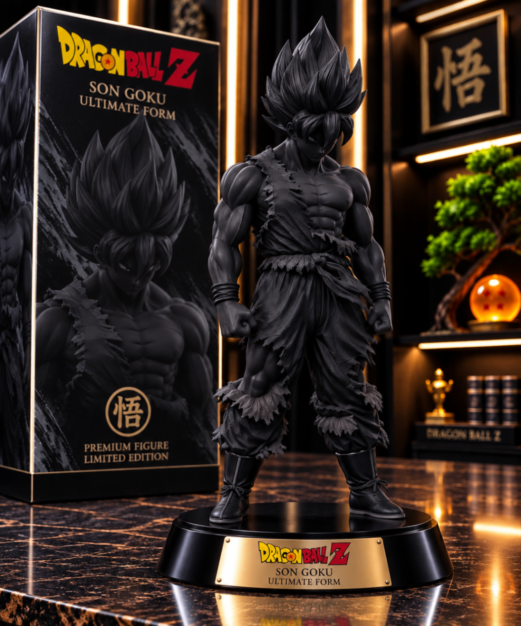 Figurine Son Goku Ultimate Form noir
