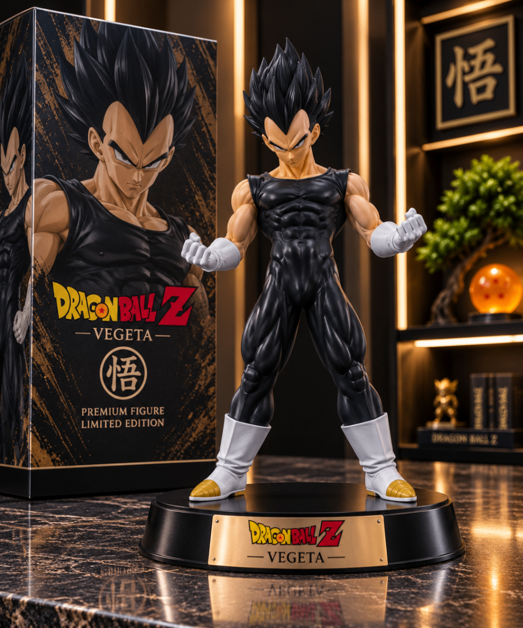 Figurine Végéta noir