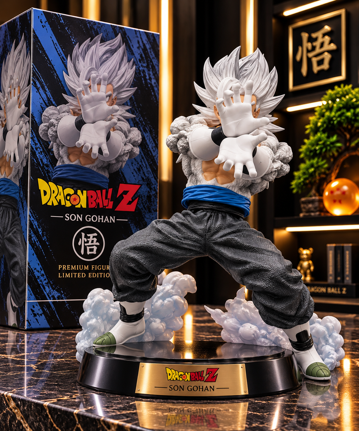 Figurine Son Gohan forme ultime blanche